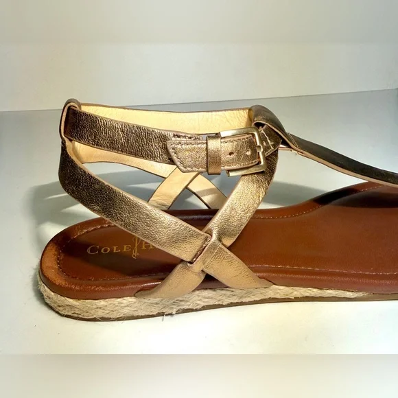 Cole Haan gold sandals - Picture 3 of 6